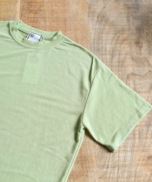 HWG_5（エイチダブルゴー）の「シアークルーネックカットソー（Tシャツ/カットソー・レディース・ホワイト/ブラック/カーキ/イエロー/オレンジ/ベージュ・FREE）」の13枚目の写真