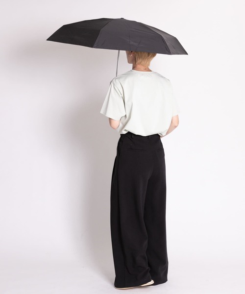 ameme（アメメ）の「ameme　ポートリー遮光遮熱付き折畳傘（長傘・レディース・ホワイト/ライトブルー/ブラック/ピンク・FREE）」の10枚目の写真