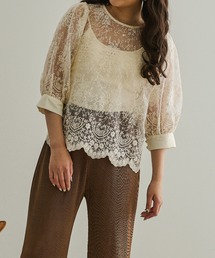 Ambre Neige | 【前後2WAY】オーガンジーシアーブラウス/WEB/EC限定商品(シャツ/ブラウス)