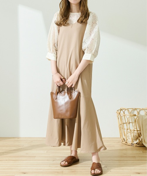 Ambre Neige（アンブルネージュ）の「【前後２WAY】オーガンジーシアーブラウス／WEB/EC限定商品（シャツ/ブラウス・レディース・ホワイト系1/ホワイト系2/アイボリー系1/アイボリー系2・FREE）」の19枚目の写真