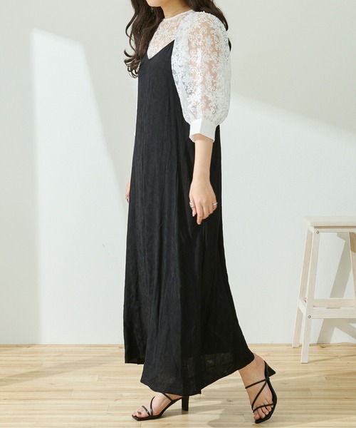 Ambre Neige（アンブルネージュ）の「【前後２WAY】オーガンジーシアーブラウス／WEB/EC限定商品（シャツ/ブラウス・レディース・ホワイト系1/ホワイト系2/アイボリー系1/アイボリー系2・FREE）」の13枚目の写真