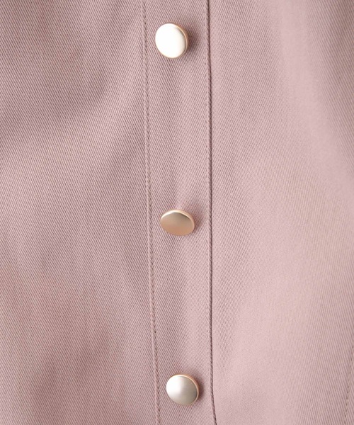 31 Sons de mode（トランテアン　ソン　ドゥ　モード）の「合皮ベルト付きデニムスカート（スカート・レディース・ピンク/インディゴブルー・38/36）」の4枚目の写真