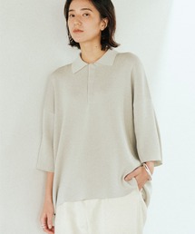 WYM LIDNM | 【WYM LIDNM】WIDE LOOSE RELAX KNIT POLO -Instagram Ex.-(ポロシャツ)