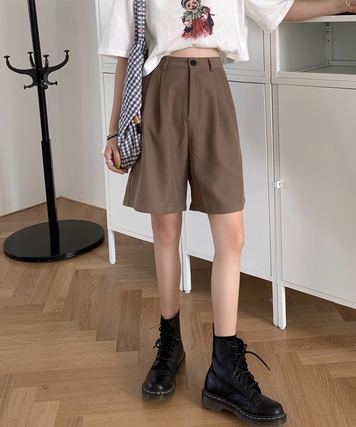 MAISON DE THERESE（メゾン ド テレーズ）の「ハイウエスト　ショート パンツ（その他パンツ・レディース・モカ/ブラック・S/M）」の18枚目の写真