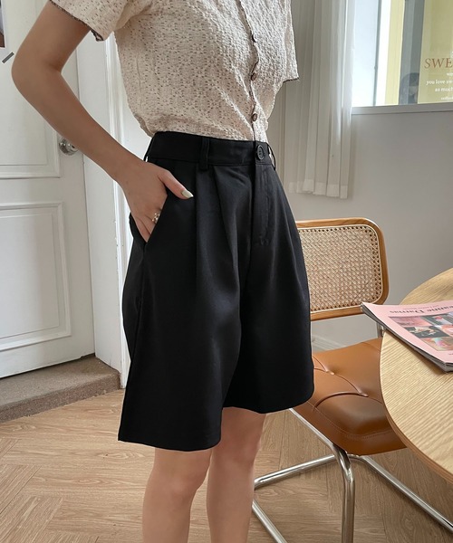 MAISON DE THERESE（メゾン ド テレーズ）の「ハイウエスト　ショート パンツ（その他パンツ・レディース・モカ/ブラック・S/M）」の15枚目の写真