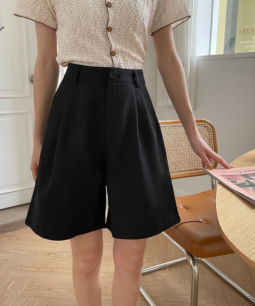 MAISON DE THERESE（メゾン ド テレーズ）の「ハイウエスト　ショート パンツ（その他パンツ・レディース・モカ/ブラック・S/M）」の16枚目の写真