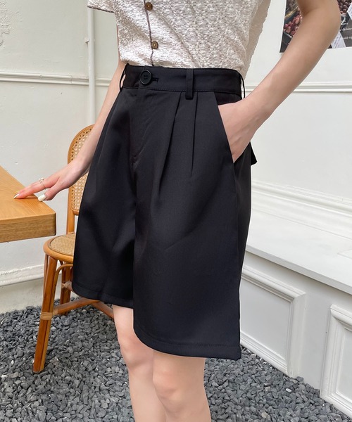 MAISON DE THERESE（メゾン ド テレーズ）の「ハイウエスト　ショート パンツ（その他パンツ・レディース・モカ/ブラック・S/M）」の12枚目の写真