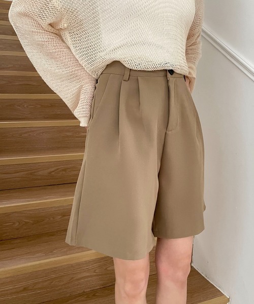 MAISON DE THERESE（メゾン ド テレーズ）の「ハイウエスト　ショート パンツ（その他パンツ・レディース・モカ/ブラック・S/M）」の5枚目の写真