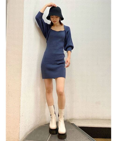 EMODA（エモダ）の「サイドゴアブーツ（ブーツ・レディース・アイボリー/ブラック・SMALL/MEDIUM/LARGE）」の12枚目の写真