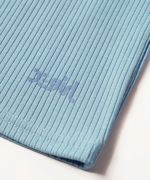 X-girl（エックスガール）の「2-PACK BASIC TOP（Tシャツ/カットソー・レディース・ライトブルー/マルチ・S/M/XS）」の20枚目の写真