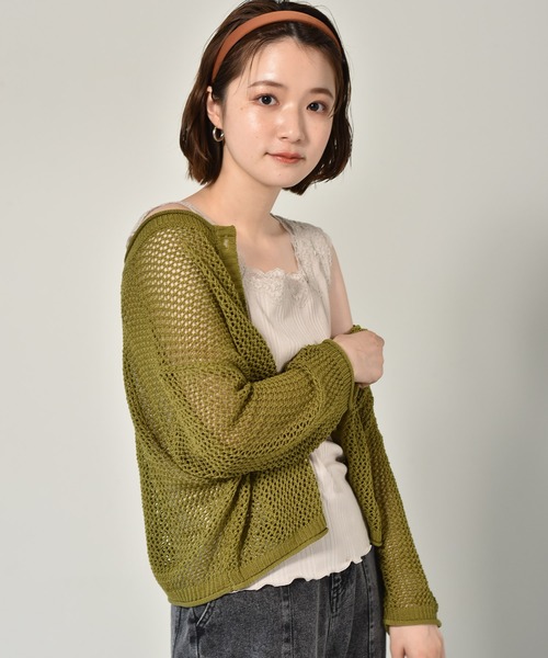 RETRO GIRL（レトロガール）の「２WAYレースタンク（タンクトップ・レディース・オフホワイト/ブラック/ライトグレー/ライトブラウン・FREE）」の7枚目の写真