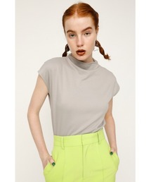 SLY | BOTTLE N/C SHORT SLEEVE TOPS/ボトルネックショートスリーブトップス(Tシャツ/カットソー)