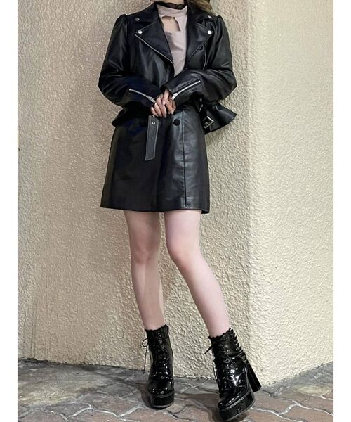 EATME（イートミー）の「レースアップアンクルブーツ（ブーツ・レディース・ブラック/アイボリー/その他1・S/M/L）」の20枚目の写真