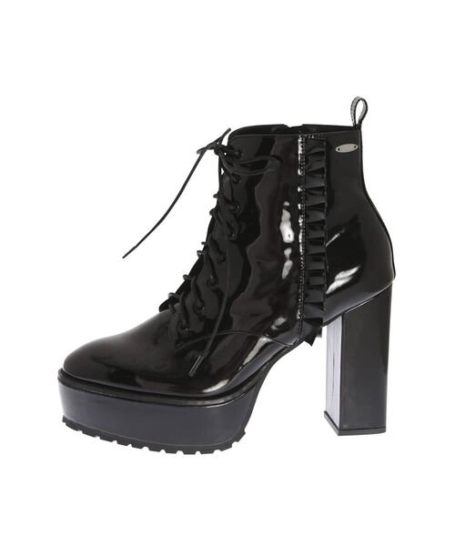 EATME（イートミー）の「レースアップアンクルブーツ（ブーツ・レディース・ブラック/アイボリー/その他1・S/M/L）」の21枚目の写真