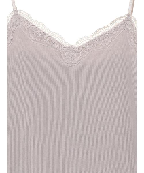 AMERICAN HOLIC（アメリカンホリック）の「レースキャミソール（タンクトップ・レディース・ブラック/グレイッシュベージュ/アイボリー・M/L）」の11枚目の写真