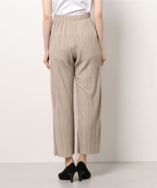 Samansa Mos2 blue（サマンサモスモスブルー）の「プリーツパンツ（その他パンツ・レディース・ブラック/ブルー/ライトベージュ・ﾌﾘ-）」の4枚目の写真