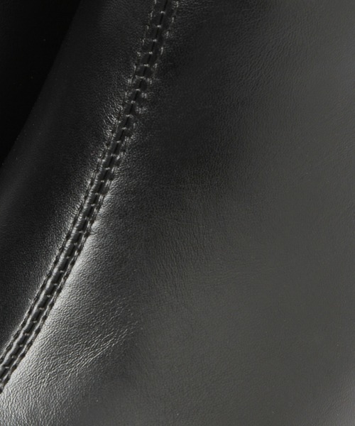 niko and...（ニコアンド）の「オリジナルスクエアーブーティー（ブーツ・レディース・ブラック/ベージュ・MEDIUM/LARGE）」の9枚目の写真