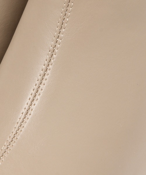 niko and...（ニコアンド）の「オリジナルスクエアーブーティー（ブーツ・レディース・ブラック/ベージュ・MEDIUM/LARGE）」の13枚目の写真