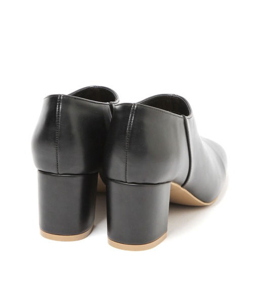 niko and...（ニコアンド）の「オリジナルスクエアーブーティー（ブーツ・レディース・ブラック/ベージュ・MEDIUM/LARGE）」の15枚目の写真