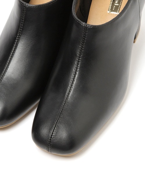 niko and...（ニコアンド）の「オリジナルスクエアーブーティー（ブーツ・レディース・ブラック/ベージュ・MEDIUM/LARGE）」の12枚目の写真