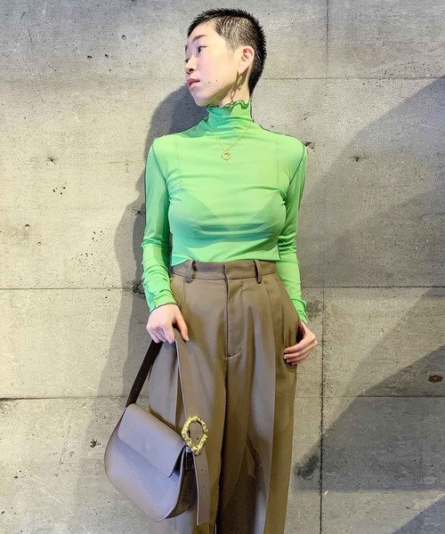 G.V.G.V.（ジーヴィージーヴィー）の「SIGNATURE "G" BAG（ハンドバッグ・レディース・ダークブラウン/ベージュ系・ONE SIZE）」の3枚目の写真