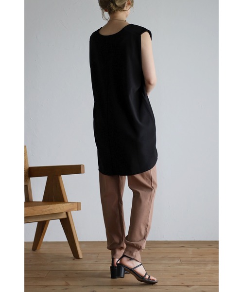 裾スリットジョガーパンツ