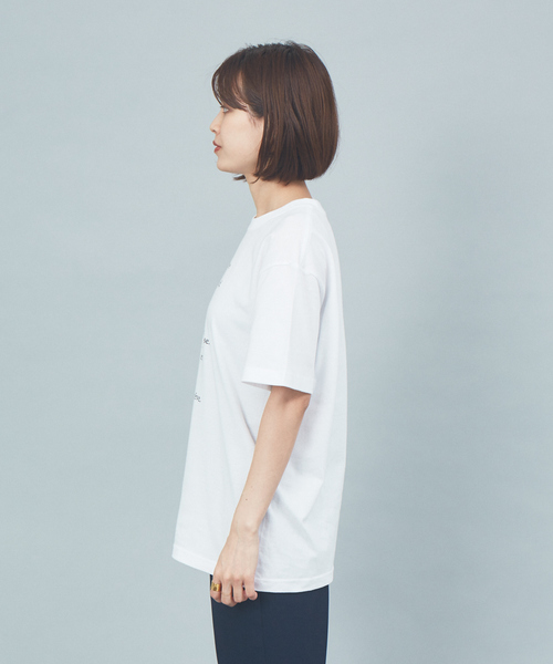 Rouge vif Anna（ルージュヴィフアンナ）の「フロントバックネックプリントTシャツ（Tシャツ/カットソー・レディース・ホワイト・フリー）」の6枚目の写真