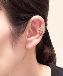 【DECOLOVE】シルクフラワーイヤーカフ 繊細で可憐！和装にも Zoule（ゾーラ）の「zoule ゾーラ：flower フラワー イヤーカフ