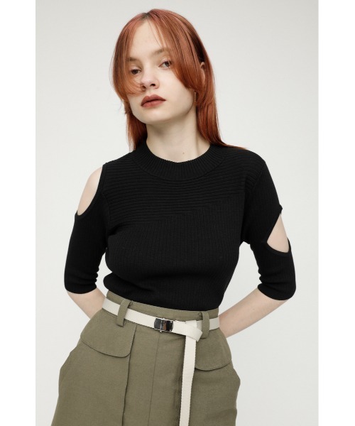 SLY スライ　トップス 長袖 タートルネック2点セット❗️ SLY（スライ）の「CUT OUT H/N TOPS ハイネック トップス