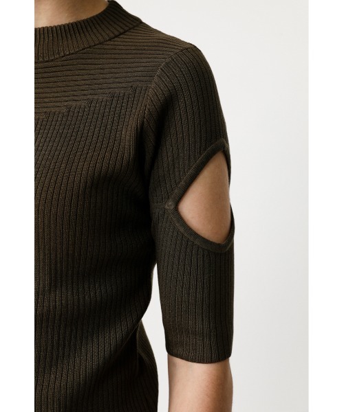 SLY（スライ）の「CUT OUT H/N TOPS ハイネック トップス