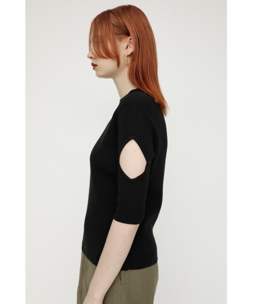 SLY - SLY ハイネック ニット SLY（スライ）の「CUT OUT H/N TOPS ハイネック トップス