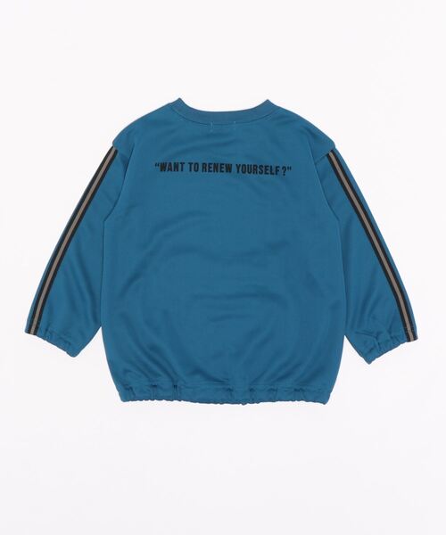 WASK（ワスク）の「WASK/サイドライン 柄ポケット ジャージ ワイド 長袖 Tシャツ (100~160cm)（ジャージ・キッズ・ブラック/ブルー・110/120/100/160/130/150/140）」の18枚目の写真