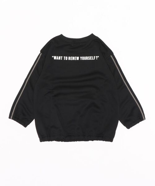 WASK（ワスク）の「WASK/サイドライン 柄ポケット ジャージ ワイド 長袖 Tシャツ (100~160cm)（ジャージ・キッズ・ブラック/ブルー・110/120/100/160/130/150/140）」の13枚目の写真