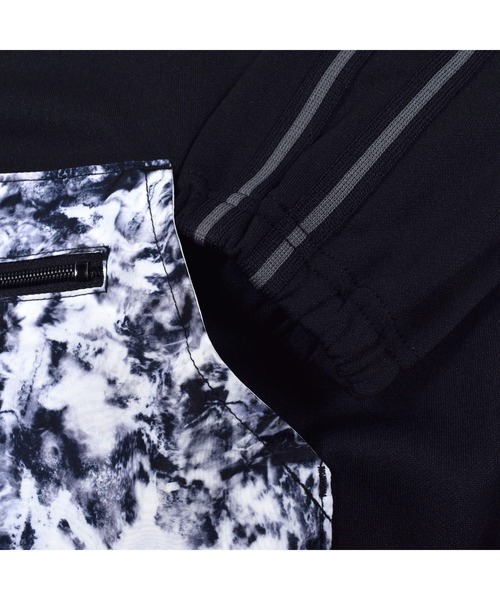 WASK（ワスク）の「WASK/サイドライン 柄ポケット ジャージ ワイド 長袖 Tシャツ (100~160cm)（ジャージ・キッズ・ブラック/ブルー・110/120/100/160/130/150/140）」の9枚目の写真