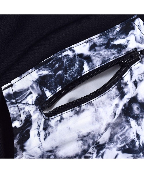 WASK（ワスク）の「WASK/サイドライン 柄ポケット ジャージ ワイド 長袖 Tシャツ (100~160cm)（ジャージ・キッズ・ブラック/ブルー・110/120/100/160/130/150/140）」の4枚目の写真