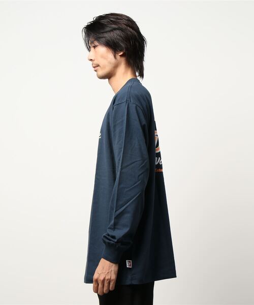 BEN DAVIS（ベンデイビス）の「【BEN DAVIS】バックロゴロンＴ（Tシャツ/カットソー・メンズ・ネイビー/ホワイト/グリーン・L/XL/M/S）」の6枚目の写真