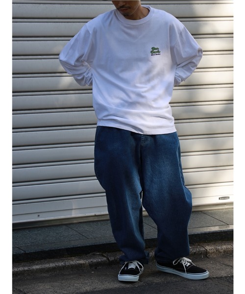 BEN DAVIS（ベンデイビス）の「【BEN DAVIS】バックロゴロンＴ（Tシャツ/カットソー・メンズ・ネイビー/ホワイト/グリーン・L/XL/M/S）」の10枚目の写真