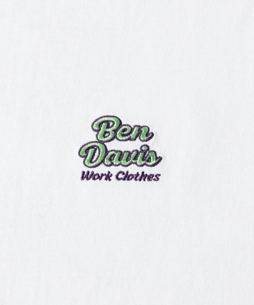 BEN DAVIS（ベンデイビス）の「【BEN DAVIS】バックロゴロンＴ（Tシャツ/カットソー・メンズ・ネイビー/ホワイト/グリーン・L/XL/M/S）」の18枚目の写真