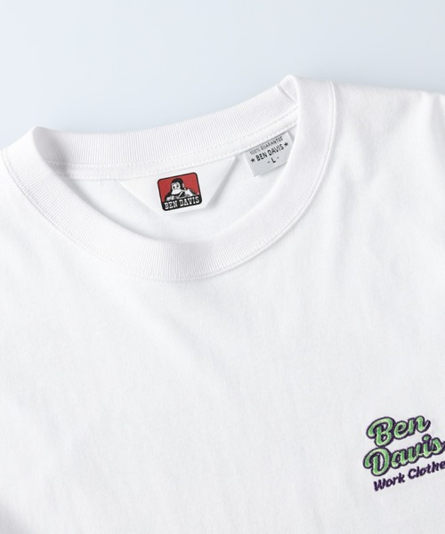 BEN DAVIS（ベンデイビス）の「【BEN DAVIS】バックロゴロンＴ（Tシャツ/カットソー・メンズ・ネイビー/ホワイト/グリーン・L/XL/M/S）」の21枚目の写真
