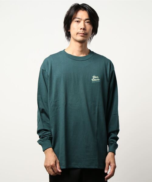 BEN DAVIS（ベンデイビス）の「【BEN DAVIS】バックロゴロンＴ（Tシャツ/カットソー・メンズ・ネイビー/ホワイト/グリーン・L/XL/M/S）」の13枚目の写真