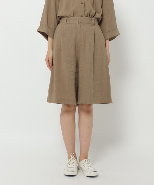 niko and...（ニコアンド）の「リネンゆるショートパンツ（その他パンツ・レディース・オレンジ/モカ/ブラック・MEDIUM/LARGE）」の11枚目の写真