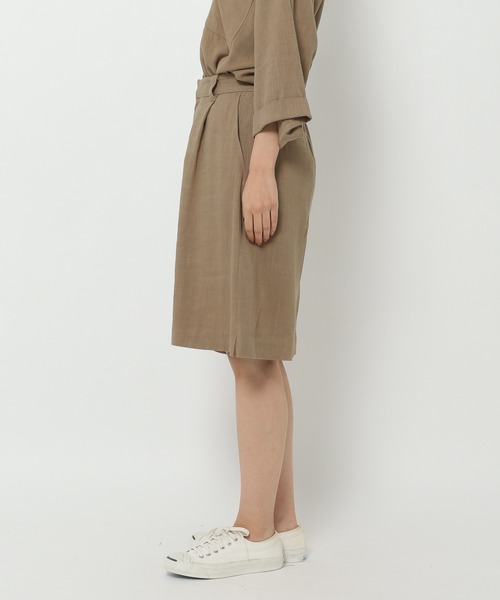 niko and...（ニコアンド）の「リネンゆるショートパンツ（その他パンツ・レディース・オレンジ/モカ/ブラック・MEDIUM/LARGE）」の6枚目の写真