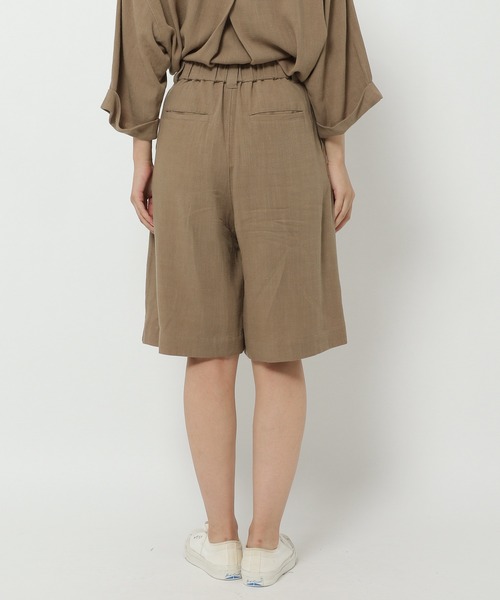 niko and...（ニコアンド）の「リネンゆるショートパンツ（その他パンツ・レディース・オレンジ/モカ/ブラック・MEDIUM/LARGE）」の4枚目の写真