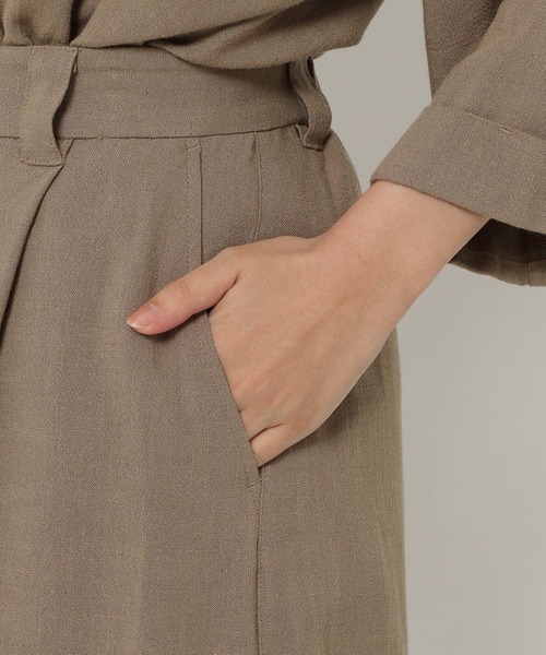 niko and...（ニコアンド）の「リネンゆるショートパンツ（その他パンツ・レディース・オレンジ/モカ/ブラック・MEDIUM/LARGE）」の13枚目の写真