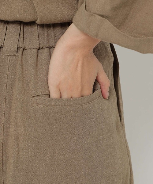 niko and...（ニコアンド）の「リネンゆるショートパンツ（その他パンツ・レディース・オレンジ/モカ/ブラック・MEDIUM/LARGE）」の16枚目の写真