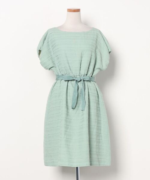 セール ブランド古着 ボーダー柄半袖ワンピース ワンピース Bon Mercerie ボンメルスリー のファッション通販 Zozoused