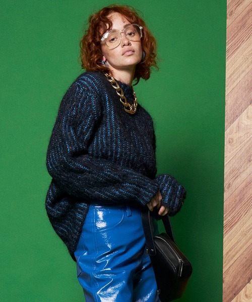 MAISON SPECIAL（メゾンスペシャル）の「カラーネップニットトップ  