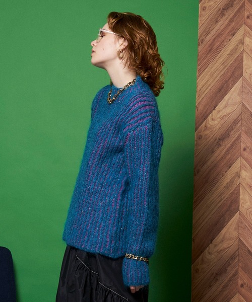 MAISON SPECIAL（メゾンスペシャル）の「カラーネップニット