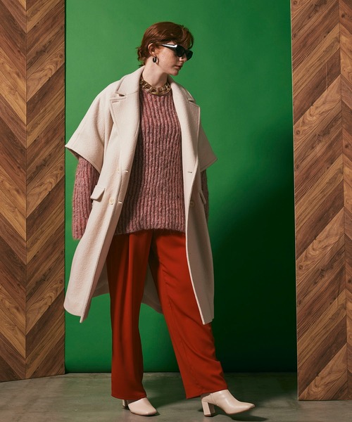 MAISON SPECIAL（メゾンスペシャル）の「カラーネップニットトップ  