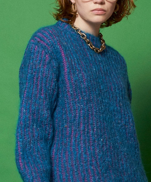 MAISON SPECIAL（メゾンスペシャル）の「カラーネップニットトップ  